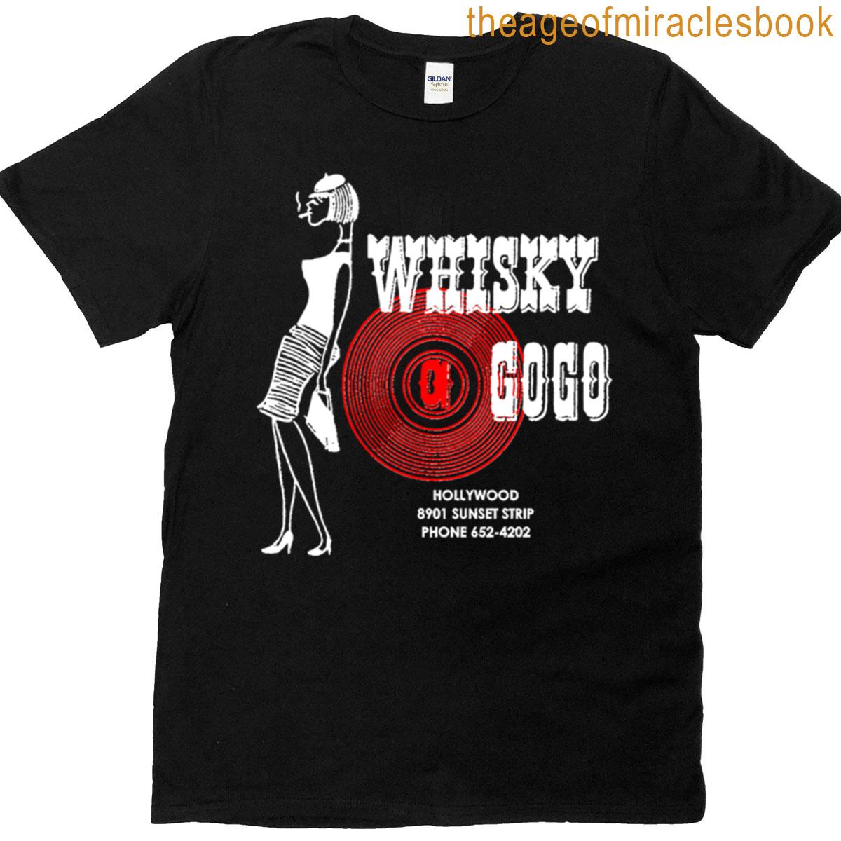 Whisky A Go Go Vintage Poster Restoration Digital T-shirt