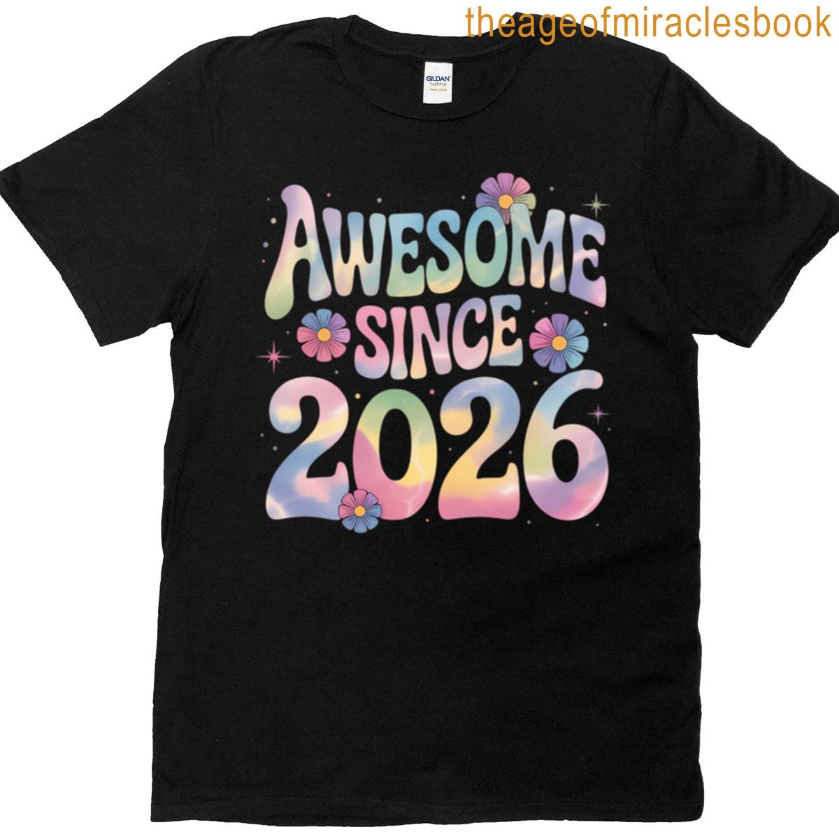 11 Year Old Awesome Since 2014 Tie Dye Flowers 11th Birthday T-shirt