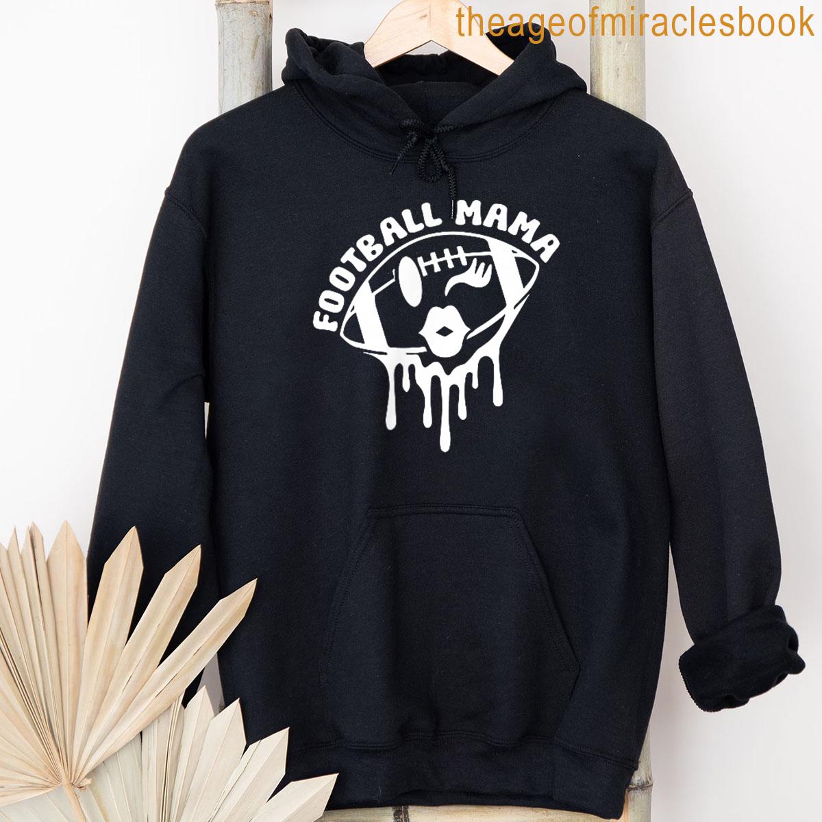 Alternative view of 2 Sides Somebodys Loud Mouth Football Mom Football Player T-shirt