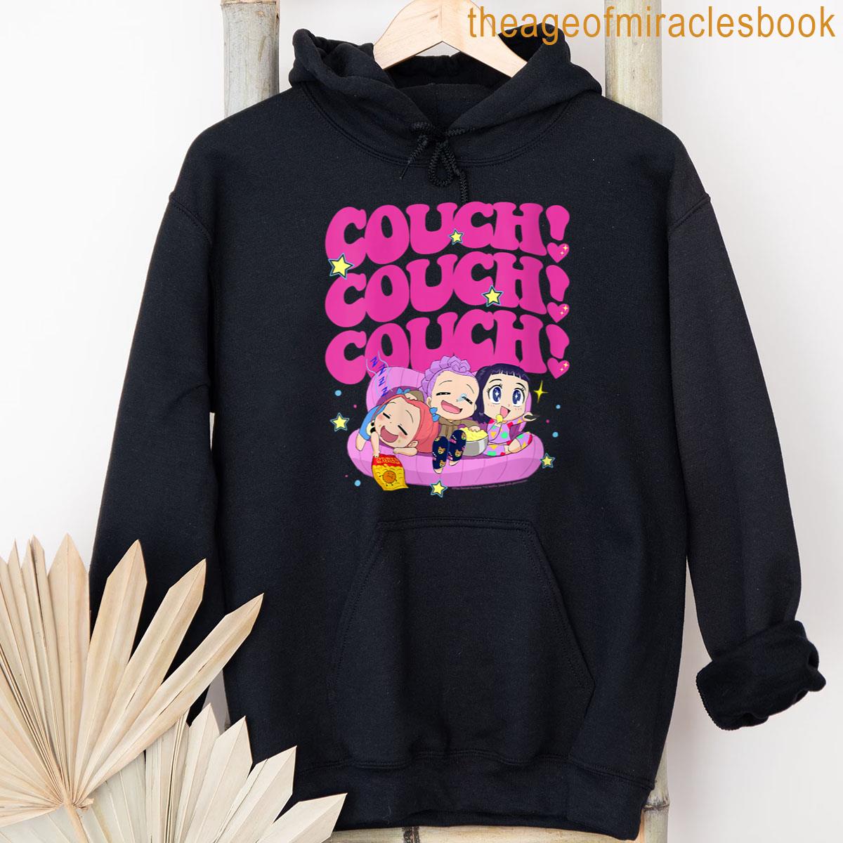 Alternative view of Womens Kpop Demon Hunters Halloween Couch Couch Couch Poster T-shirt