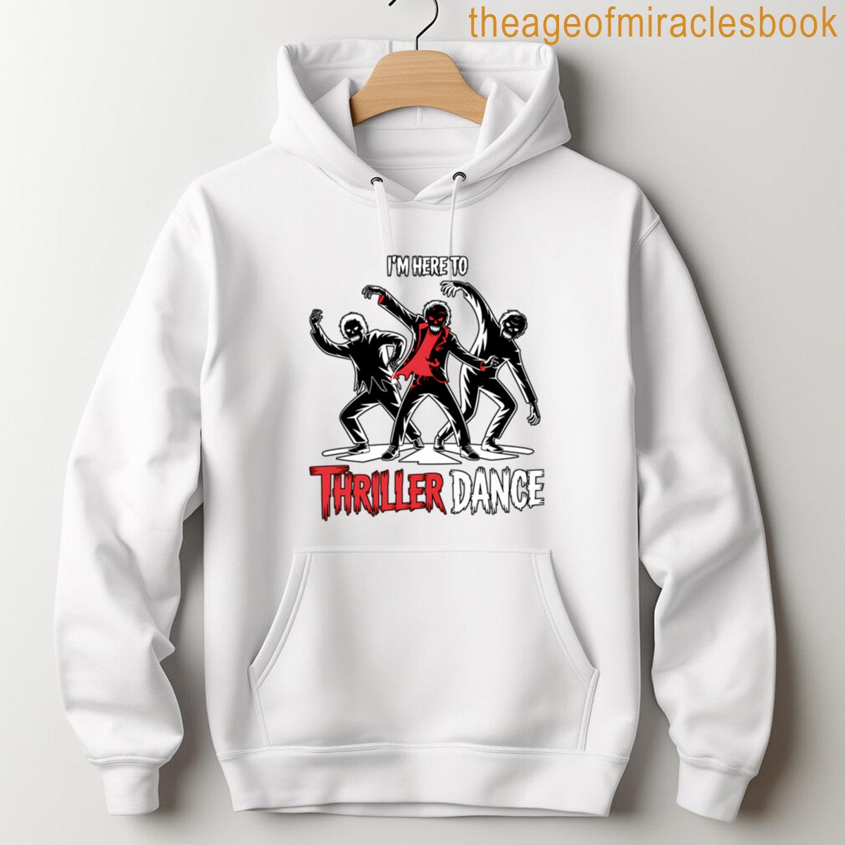 Alternative view of Zombie Dancing Funny Halloween Singer Joke T-shirt