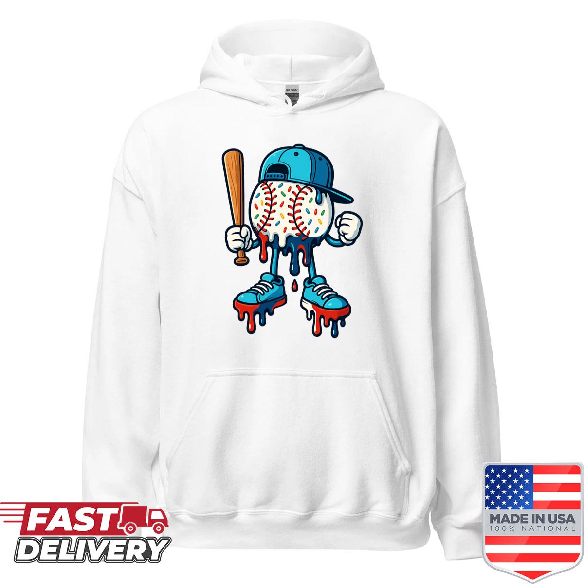 Alternative view of Baseball Lifestyle 101 Apparel Youth Baseball Drip Icecream Shirt
