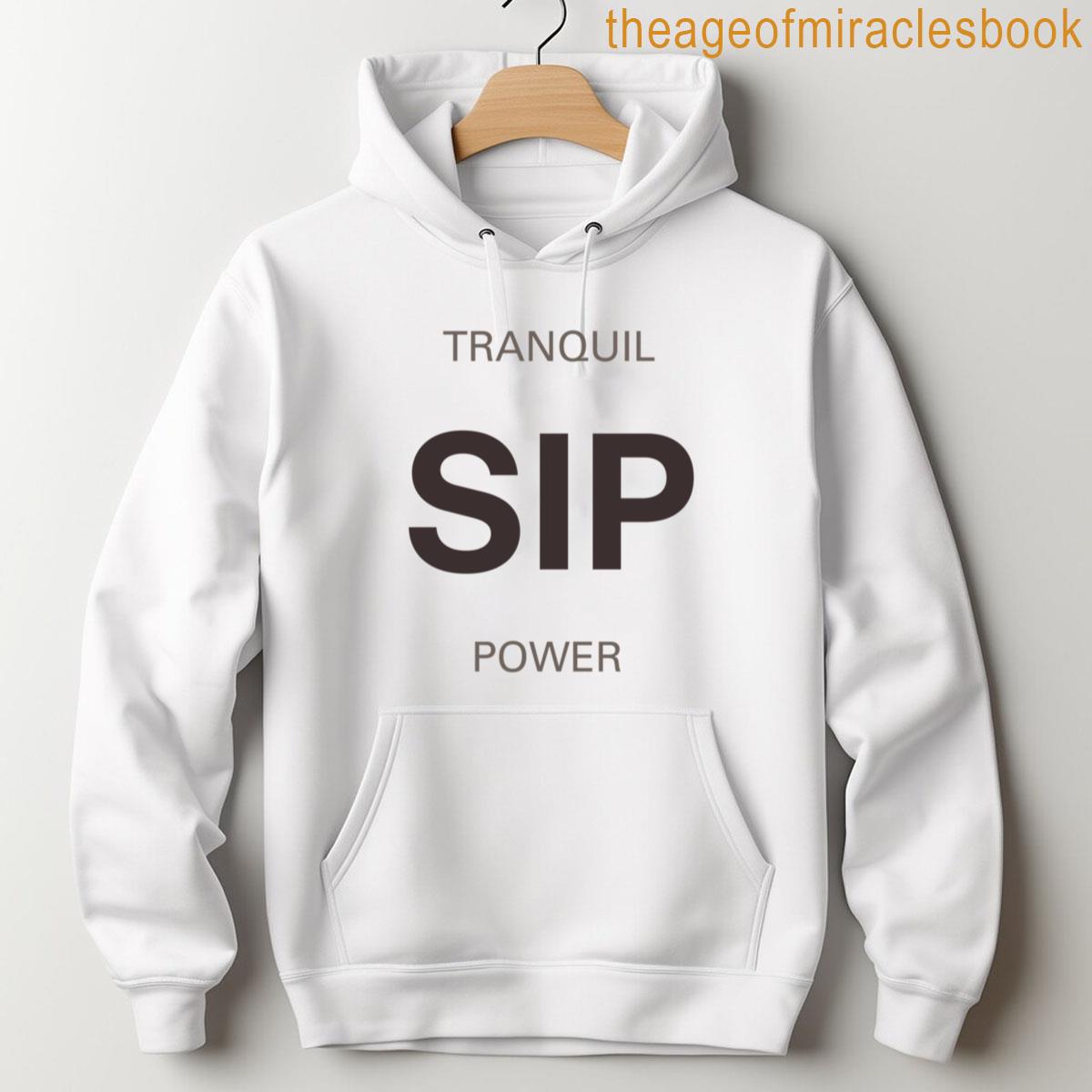 Alternative view of Tranquil Sip Power Minimal Coffee Typography For Daily Grind Premium T-shirt