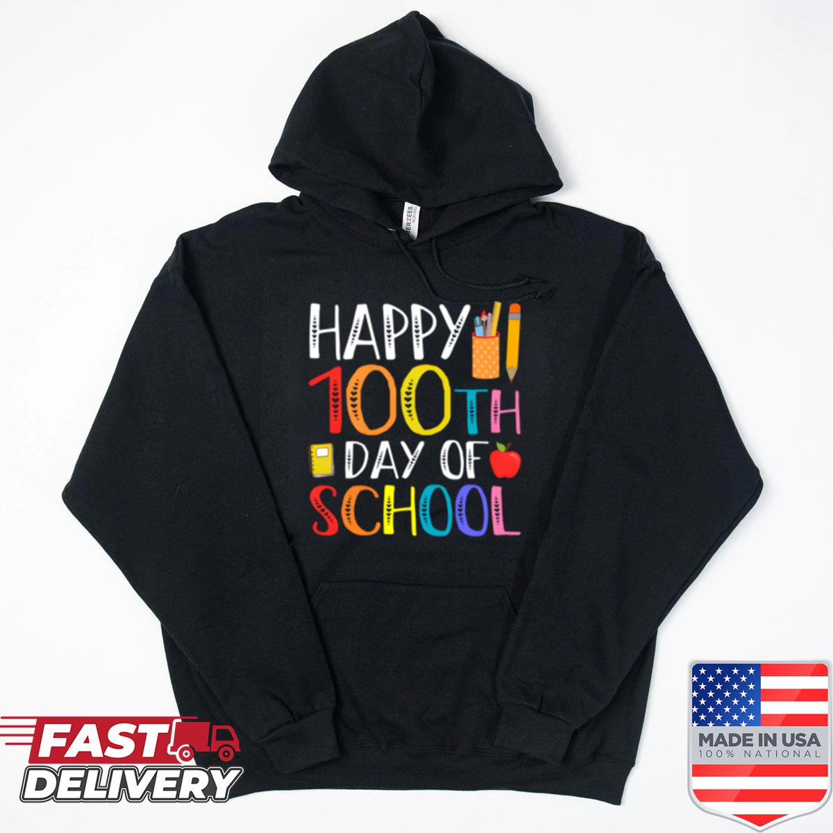 Alternative view of 100 Days Of School Teacher And Student Shirt