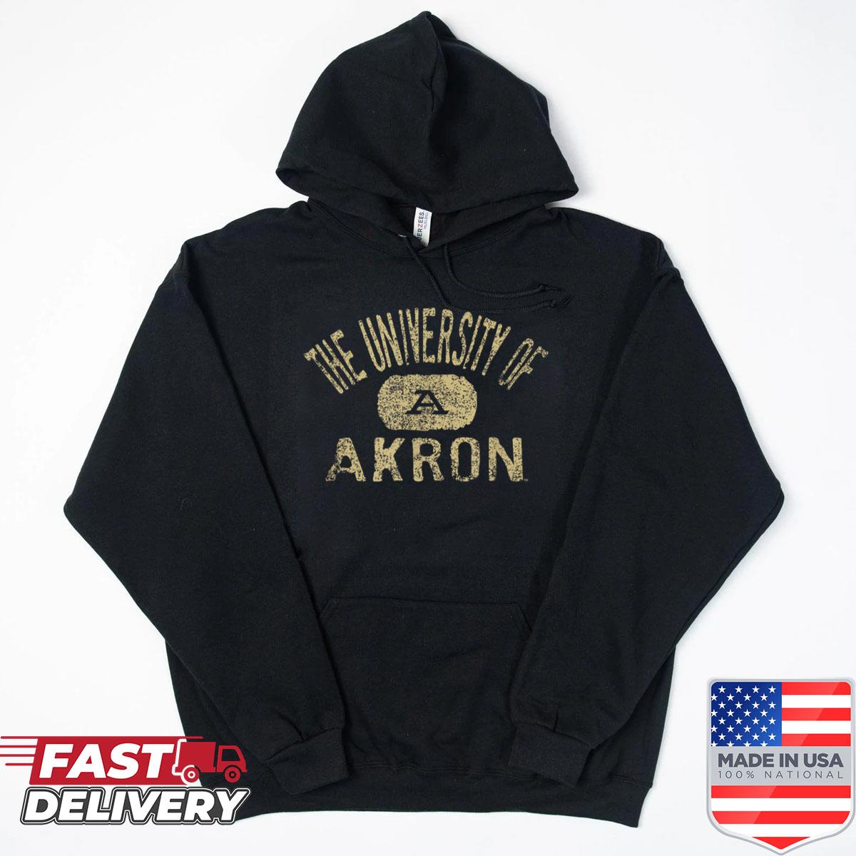 Alternative view of Akron Zips Vintage Navy Officially Licensed Shirt