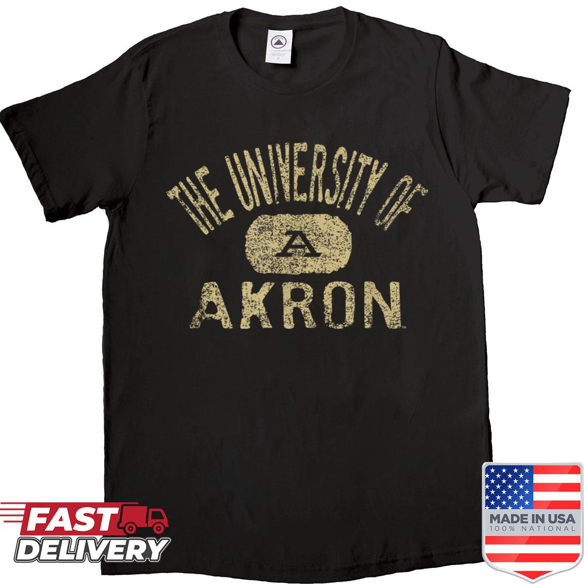 Akron Zips Vintage Navy Officially Licensed Shirt
