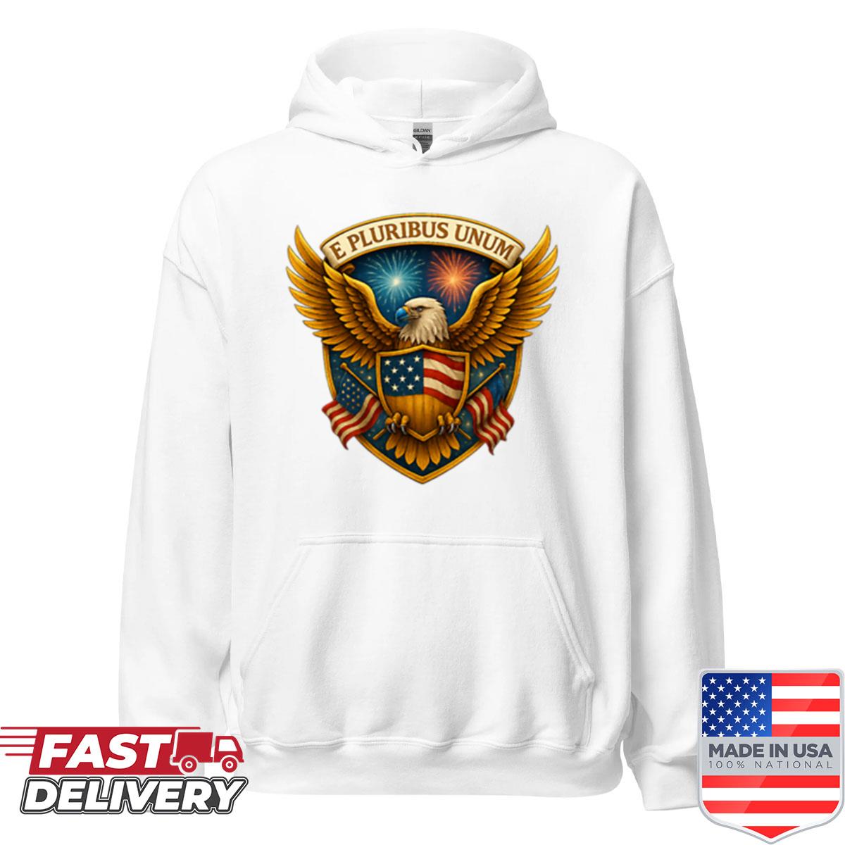 Alternative view of 250th Anniversary Of The Usa - Golden Eagle E Pluribus Unum Shirt