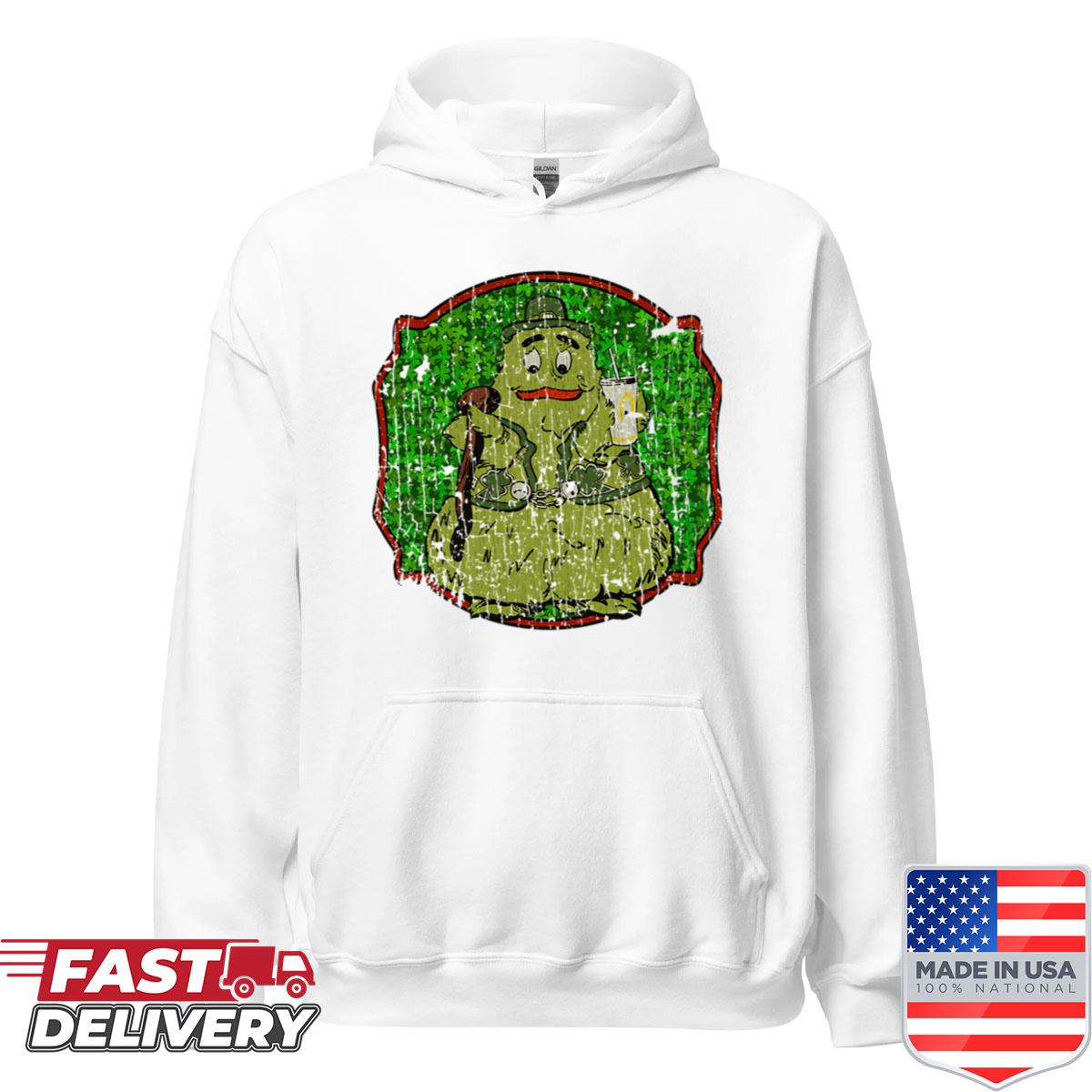 Alternative view of Uncle Ogrimacey Shamrock Shake Mascot Shirt