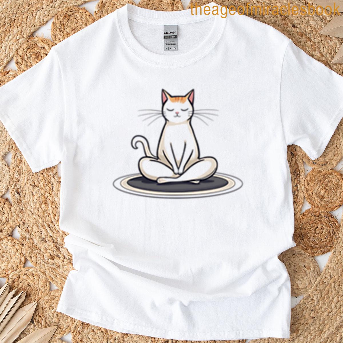 Zen Yoga Cat T-shirt