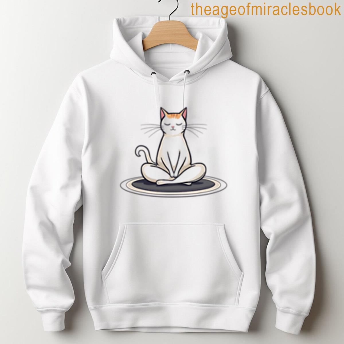 Alternative view of Zen Yoga Cat T-shirt