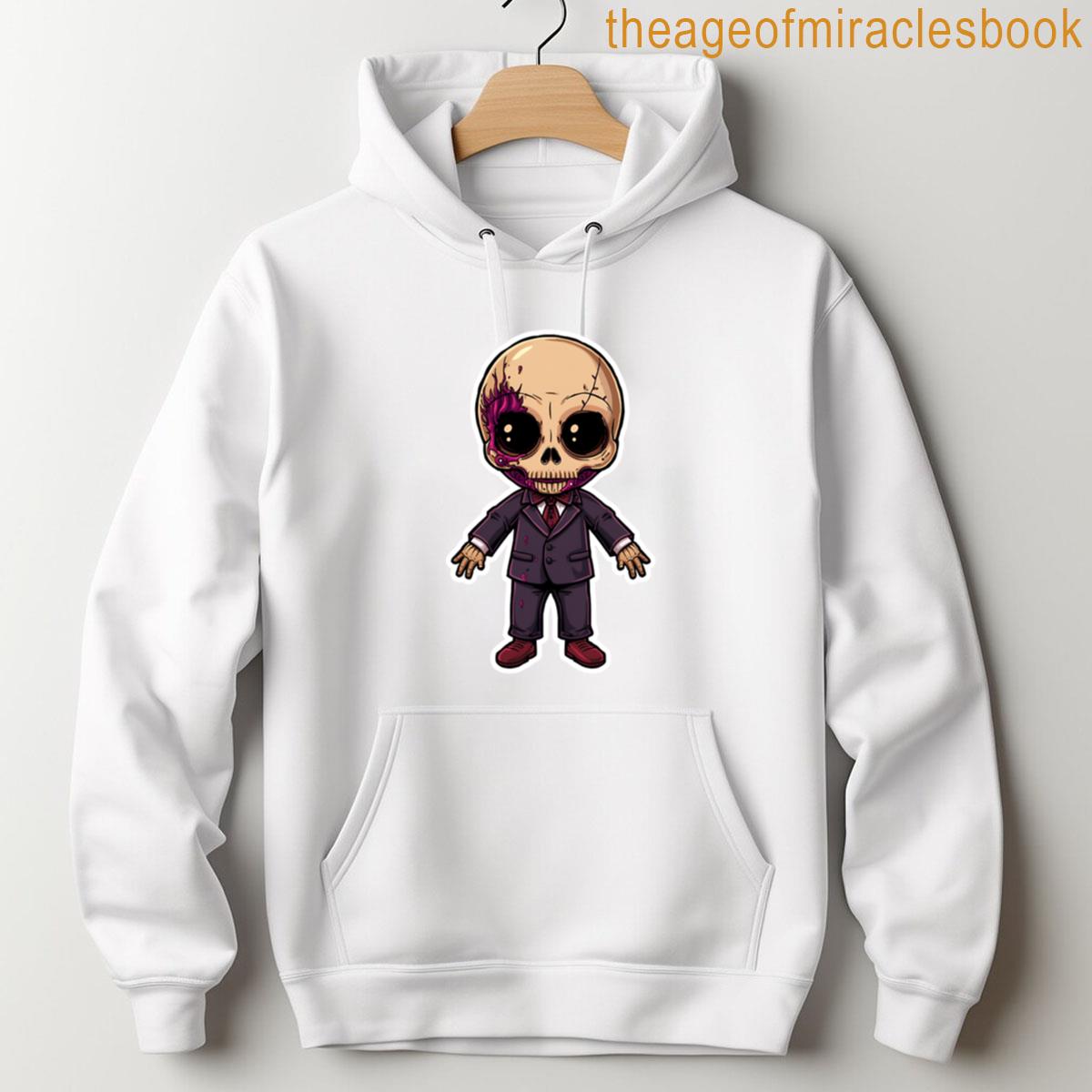 Alternative view of Zombie Kid Creepy Undead Halloween Artwork T-shirt