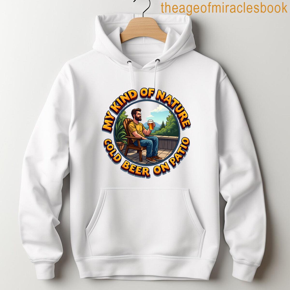 Alternative view of A Man Sitting Outdoors On A Patio T-shirt