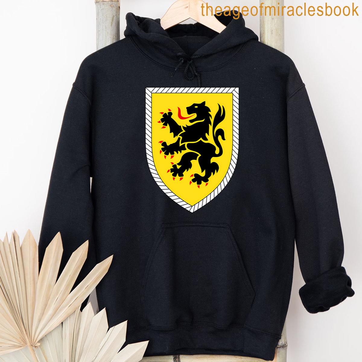 Alternative view of 10th Panzer Division Emblem German Army Heraldic Shield T-shirt