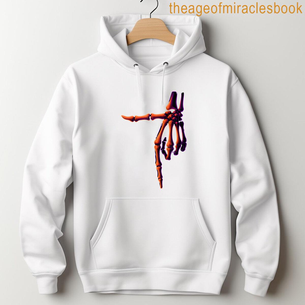 Alternative view of 67 Meme Skeleton Hand 7 Halloween Six Seven Matching Family T-shirt