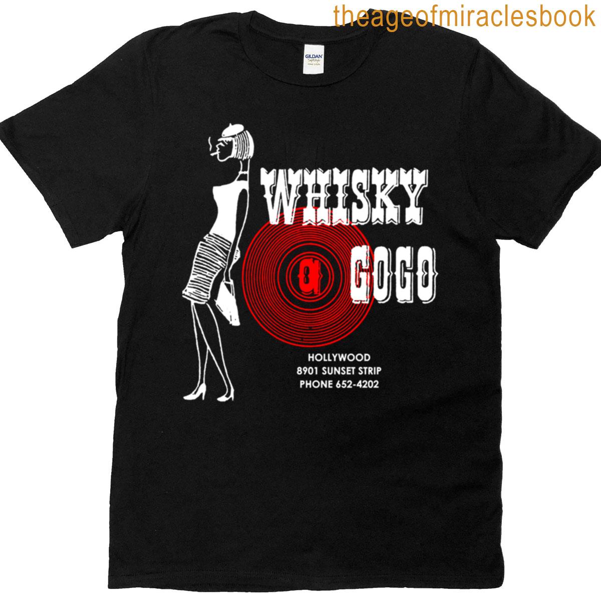 Whisky A Go-go Vintage Poster Restoration Digital T-shirt