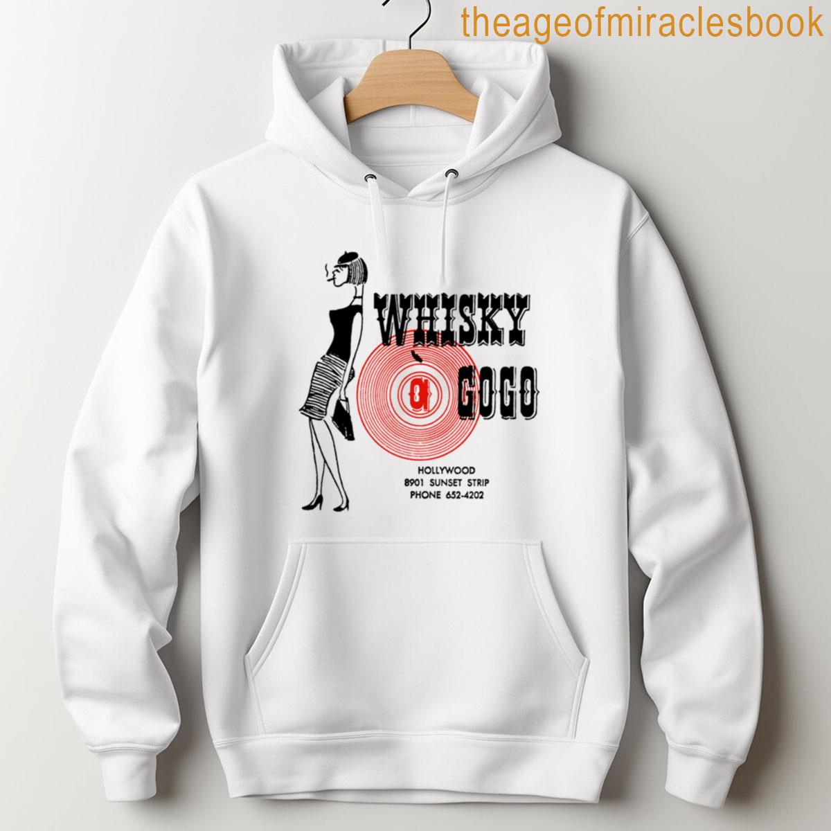 Alternative view of Whisky A Go-go Vintage Poster Restoration Digital Painting Retro Band Gig Poster T-shirt