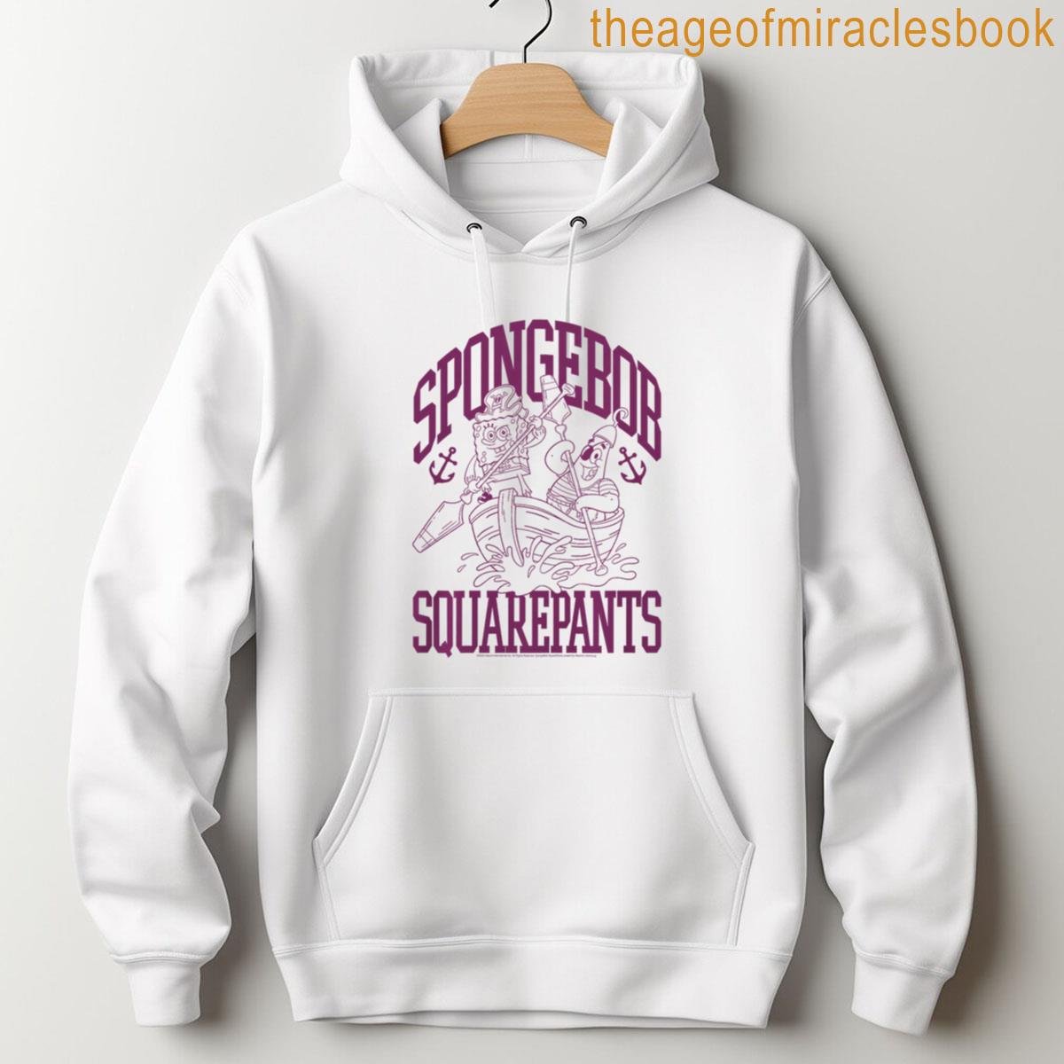Alternative view of The Spongebob Movie Patrick And Spongebob Boat Cartoon Premium Tri-blend T-shirt