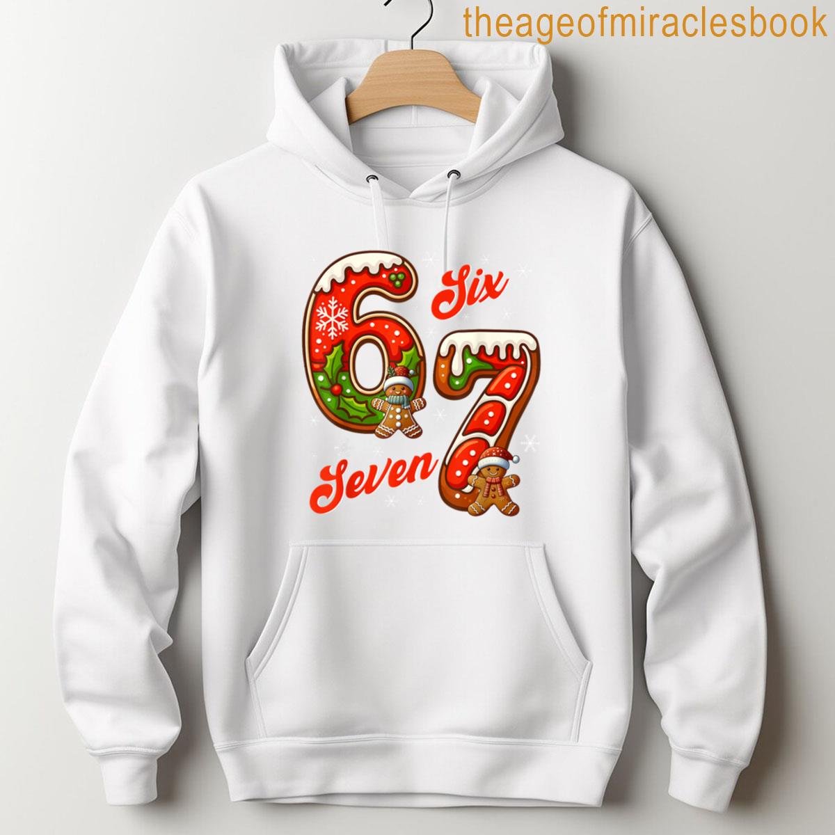 Alternative view of 67 Christmas Trending Meme Saying 6 7 Meme Costume Xmas T-shirt