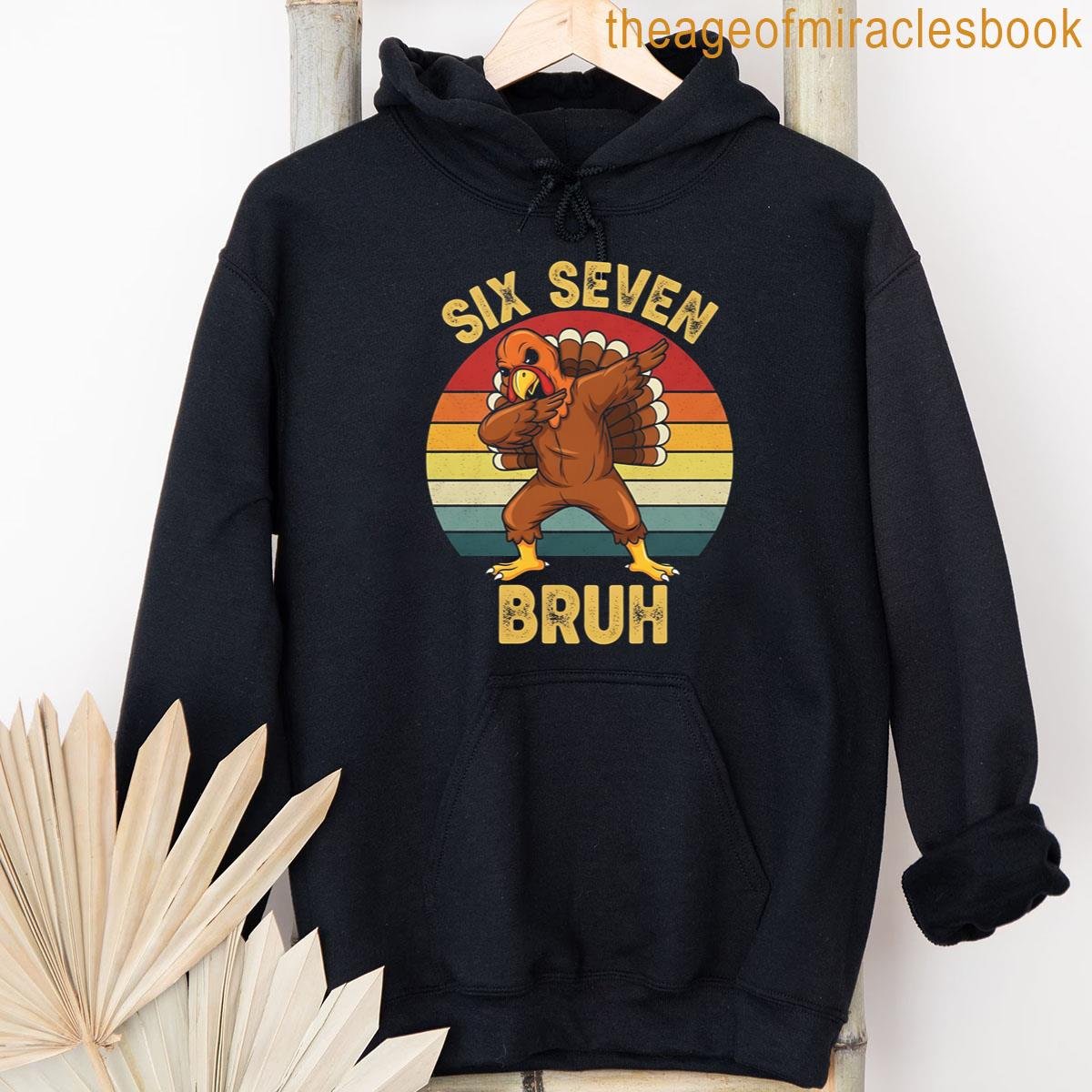 Alternative view of 67 Meme 6 7 Dabbing Turkey Thanksgiving Six Seven Bruh Boys T-shirt