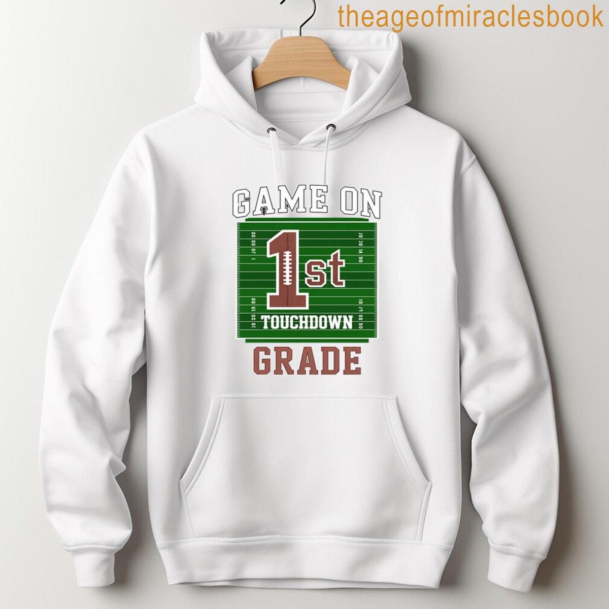 Alternative view of 1st Grade Boys Football Back To School Game On First Grade T-shirt