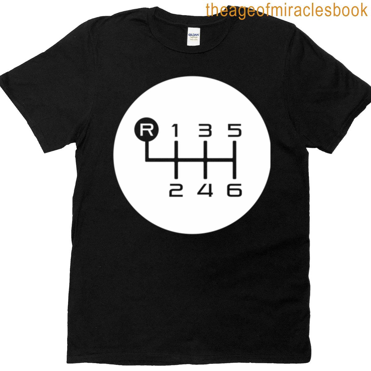 6-speed Manual Transmission Shift Pattern T-shirt