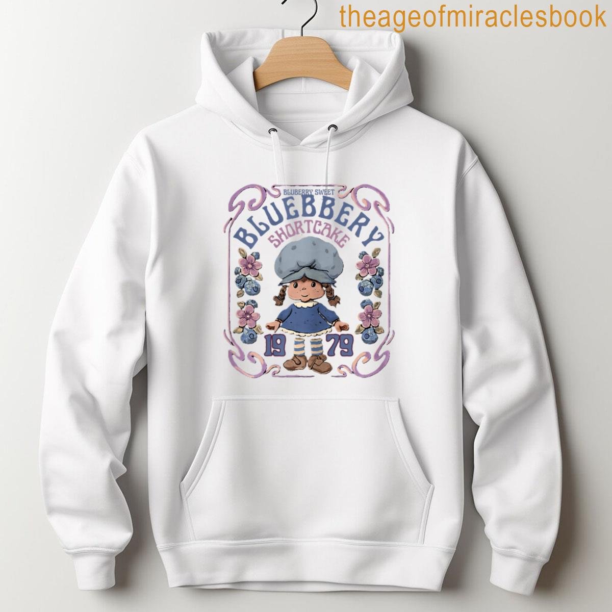 Alternative view of Women Blueberry Shortcake Bluebbery Sweet Seventies Poster T-shirt