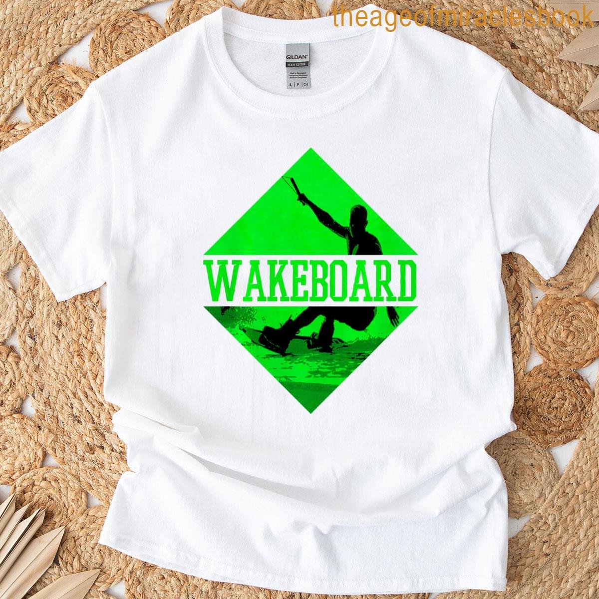 Wakeboard Wakeskate Water Sports Lifestyle Vintage Logo Premium Tri-blend T-shirt
