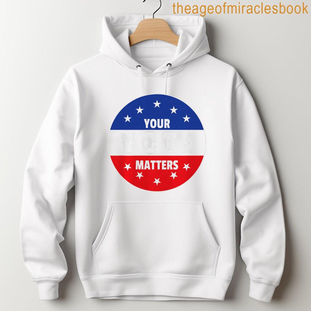 Alternative view of Your Vote Matters Choice Vote - Patriotic Voting Logo Art Premium Tri-blend T-shirt
