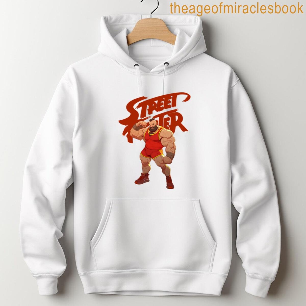 Alternative view of Zangief Fighter Gym Training Wear T-shirt