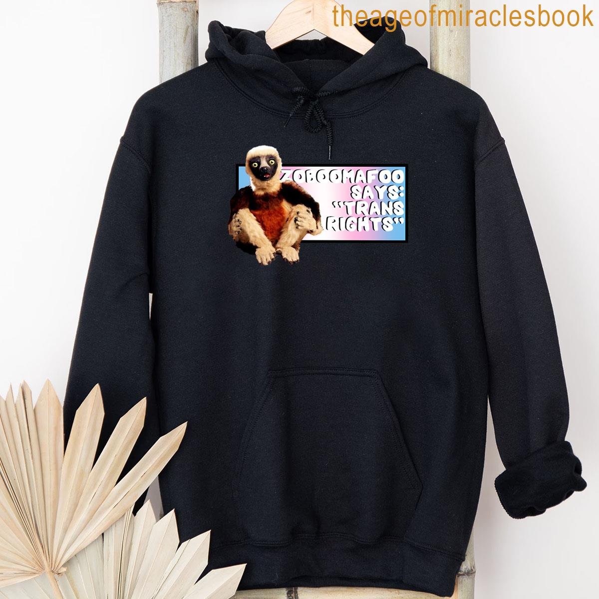 Alternative view of Zoboomafoo Says Trans Rights T-shirt