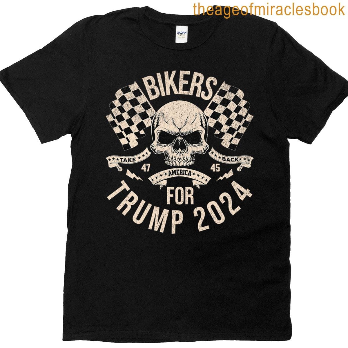 American Bikers For Trump Take America Back Election 2024 Premium Tri-blend T-shirt