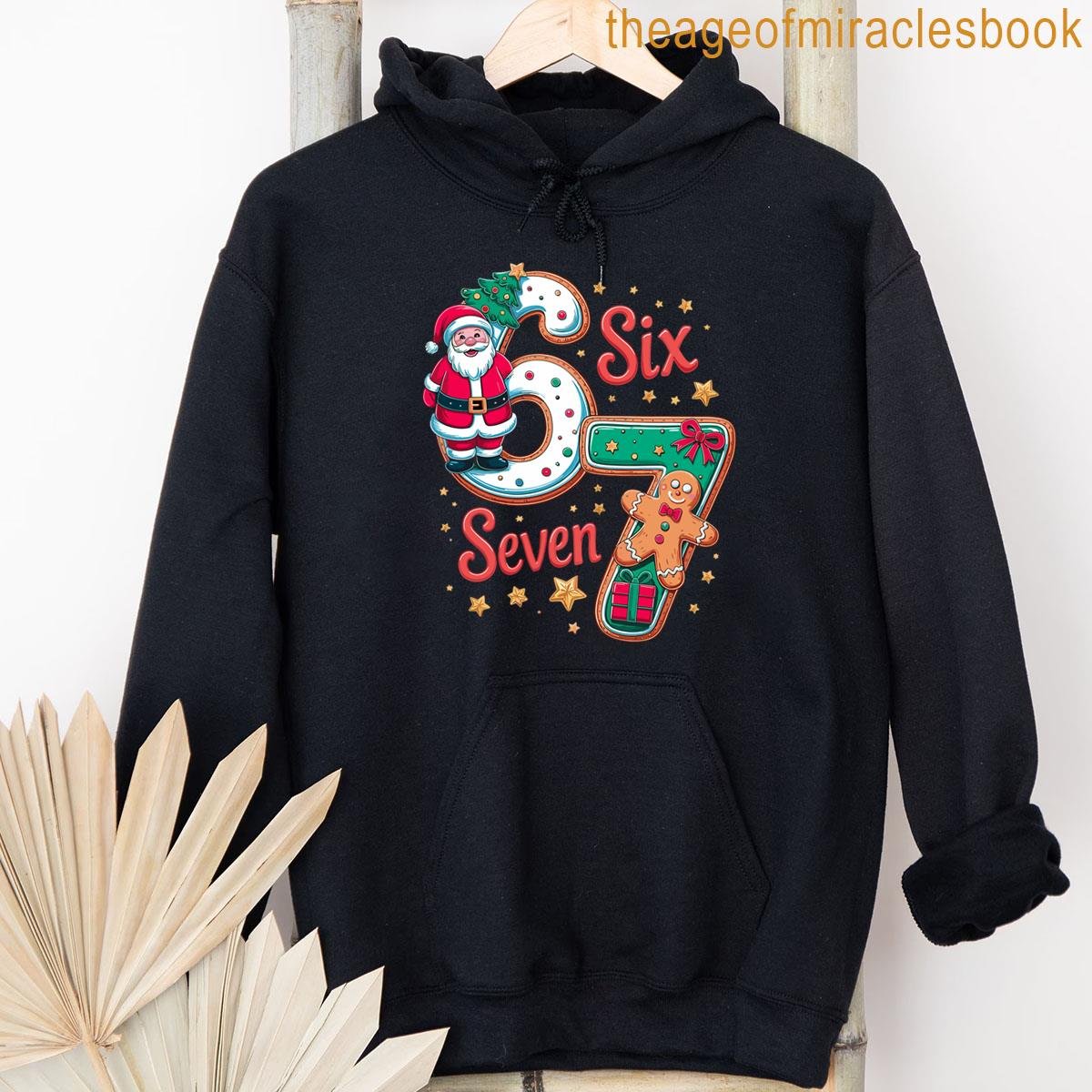 Alternative view of 67 Christmas Trending Meme Saying 6 7 Meme Costume Xmas T-shirt