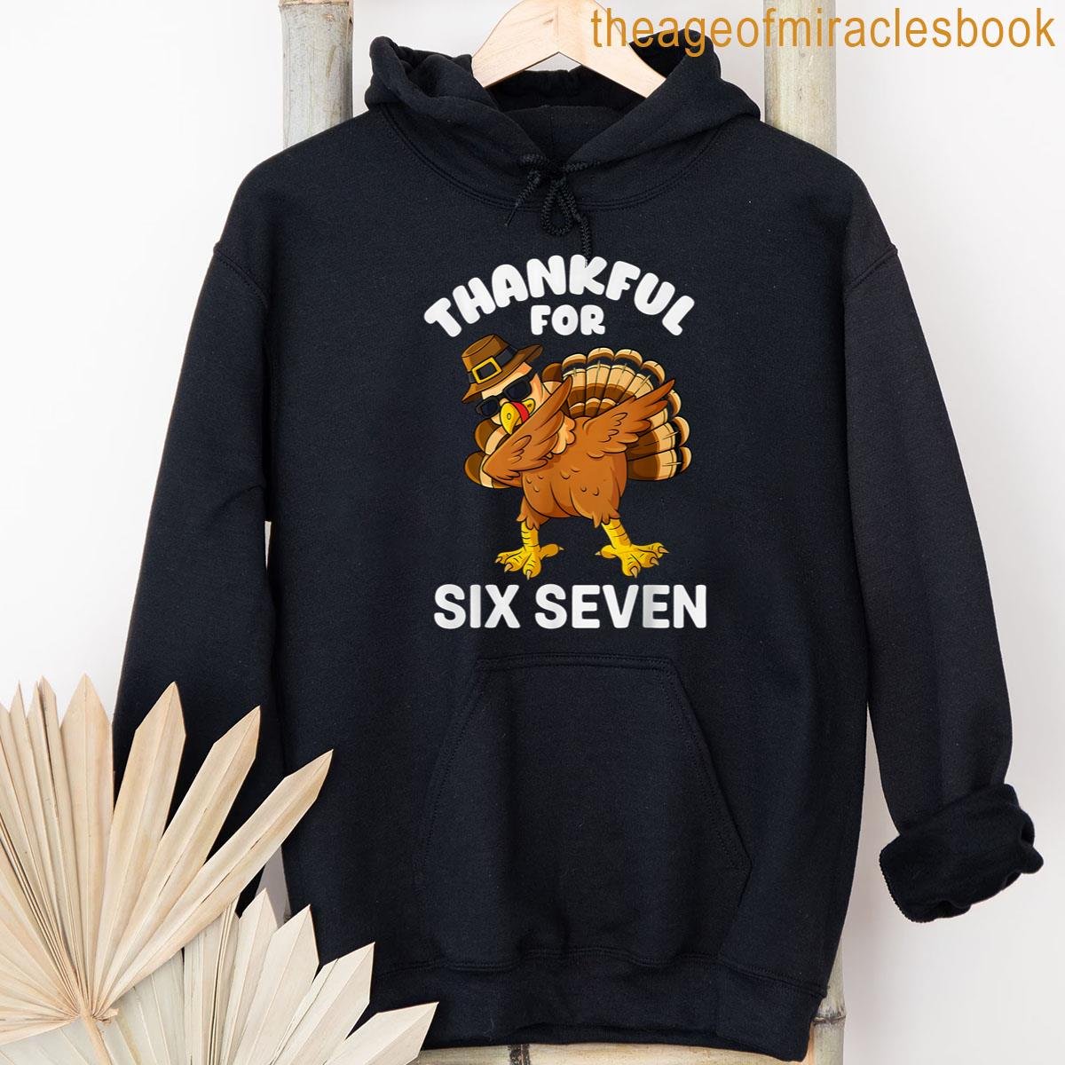 Alternative view of 67 Thanksgiving Funny Six Seven Meme Brainrot Turkey Boys T-shirt
