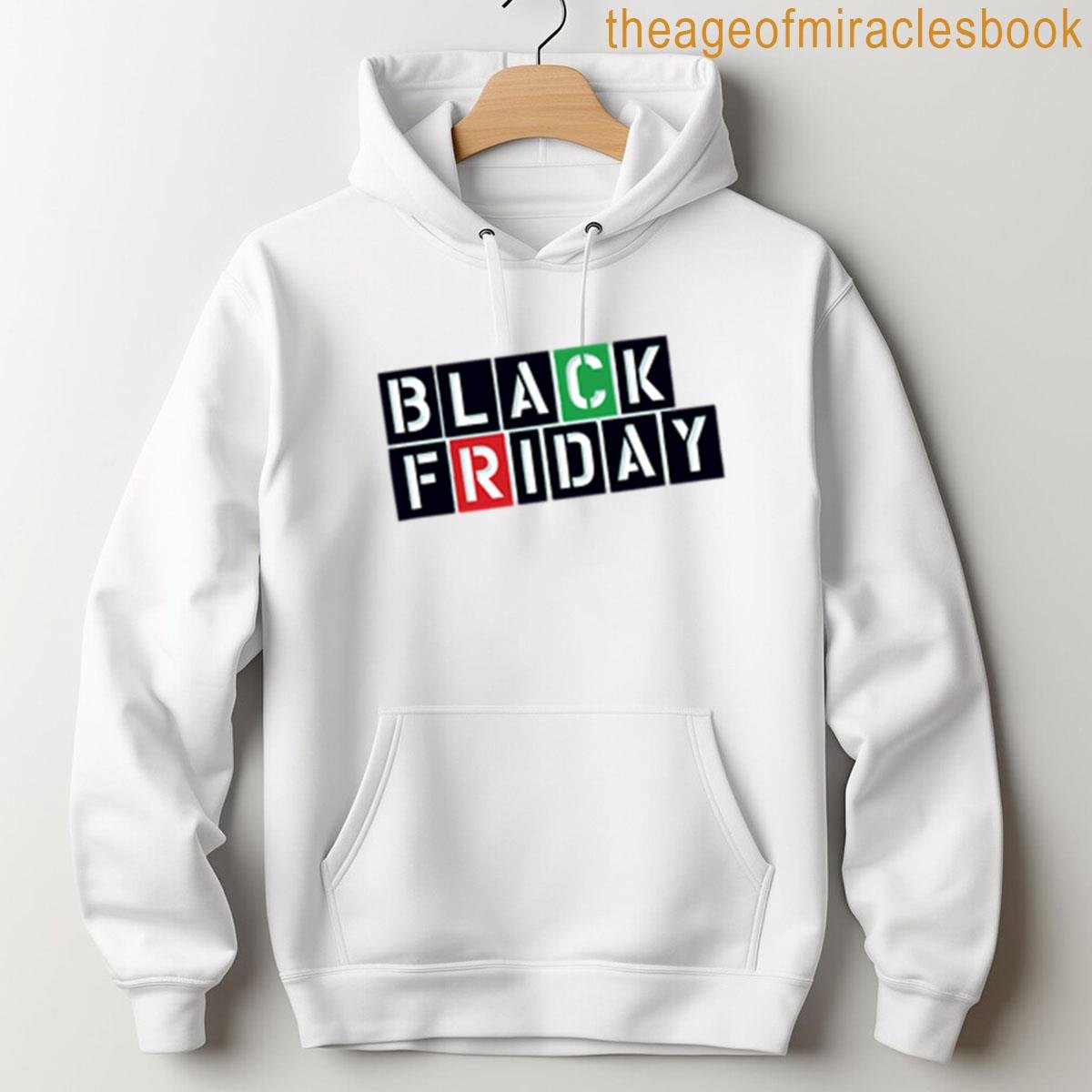 Alternative view of Black Friday Sale Modern Typography Banner T-shirt