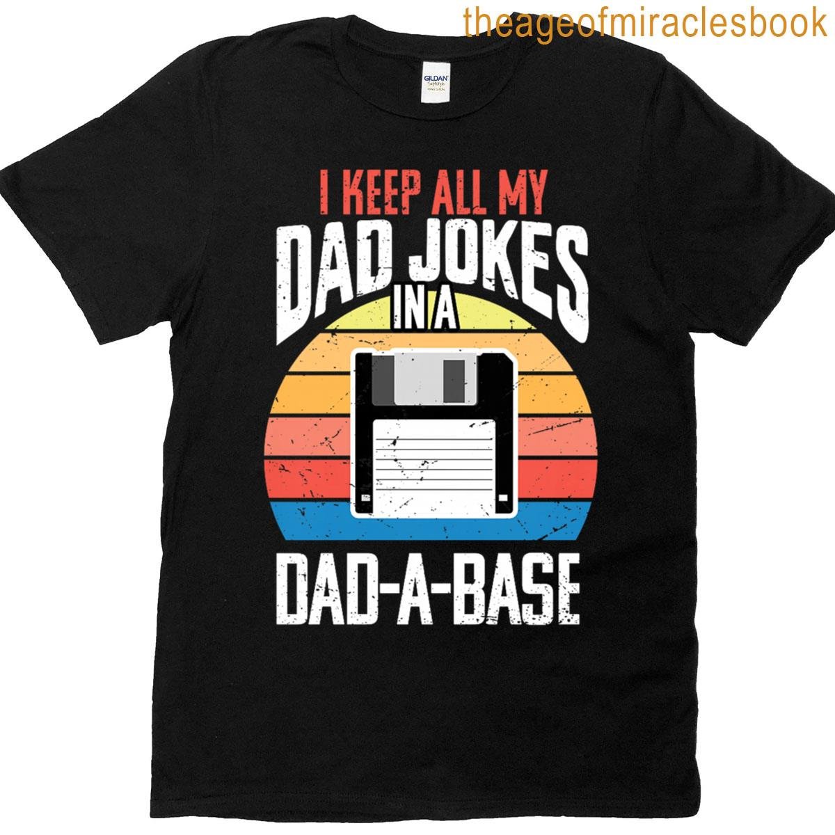 Witty Dad Jokes Database Graphic – Retro Style Design Premium Tri-blend T-shirt