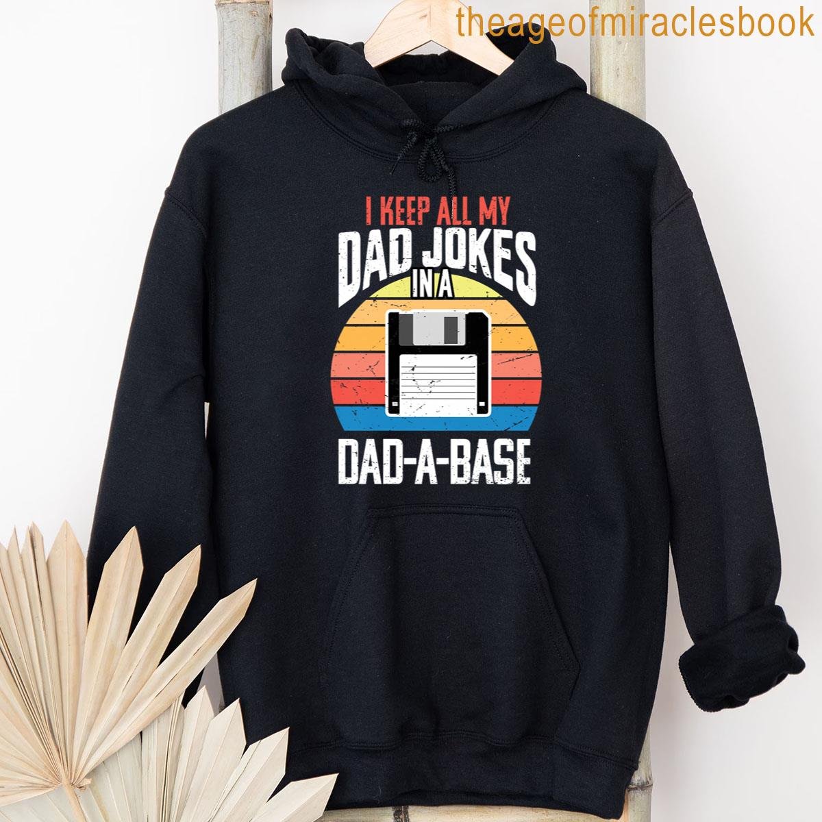 Alternative view of Witty Dad Jokes Database Graphic - Retro Style Design Premium Tri-blend T-shirt