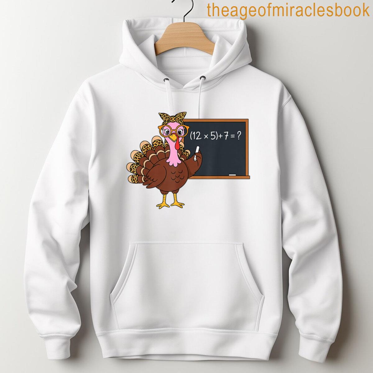 Alternative view of 67 Teacher Thanksgiving Turkey Six Seven Meme Brainrot Math T-shirt