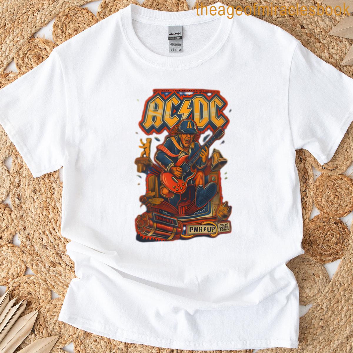 Acdc Inspired Unisex Tee – Rock Band Graphic T-shirt