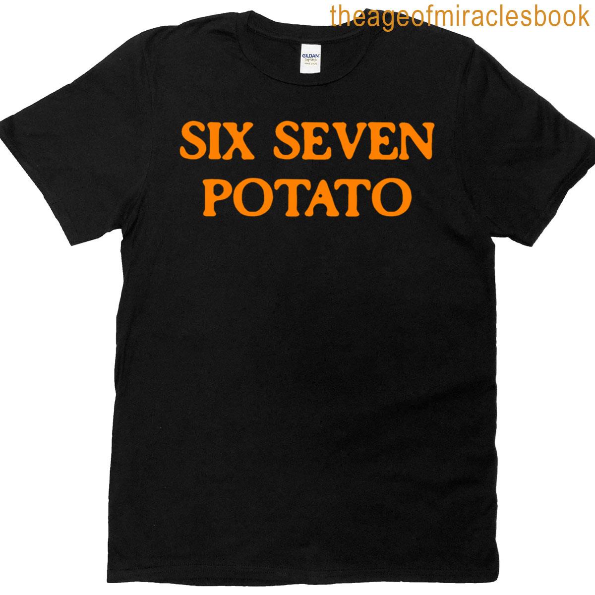 6-7 Meme Six Seven Potato Thanksgiving Matching Couples T-shirt