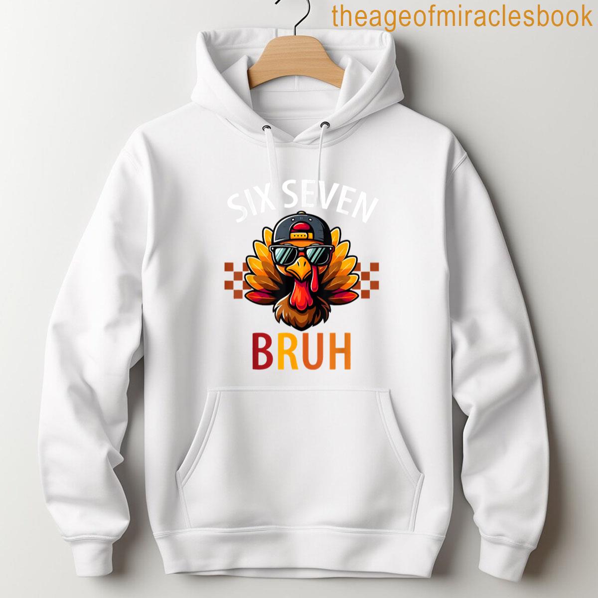 Alternative view of 67 Thanksgiving Funny Six Seven Meme Turkey Kids Bruh T-shirt