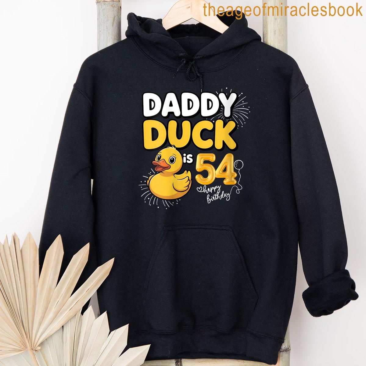 Alternative view of Womens Rubber Duckies Daddy Duck Is 54 Rubber Duck Birthday Design T-shirt