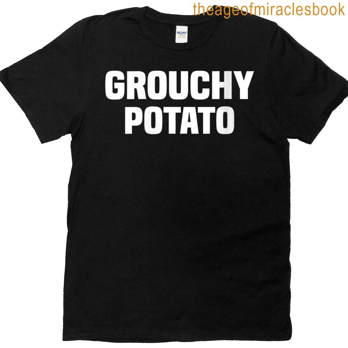 Womens Sweet Potato Grouchy Potato Couple Matching Thanksgiving T-shirt