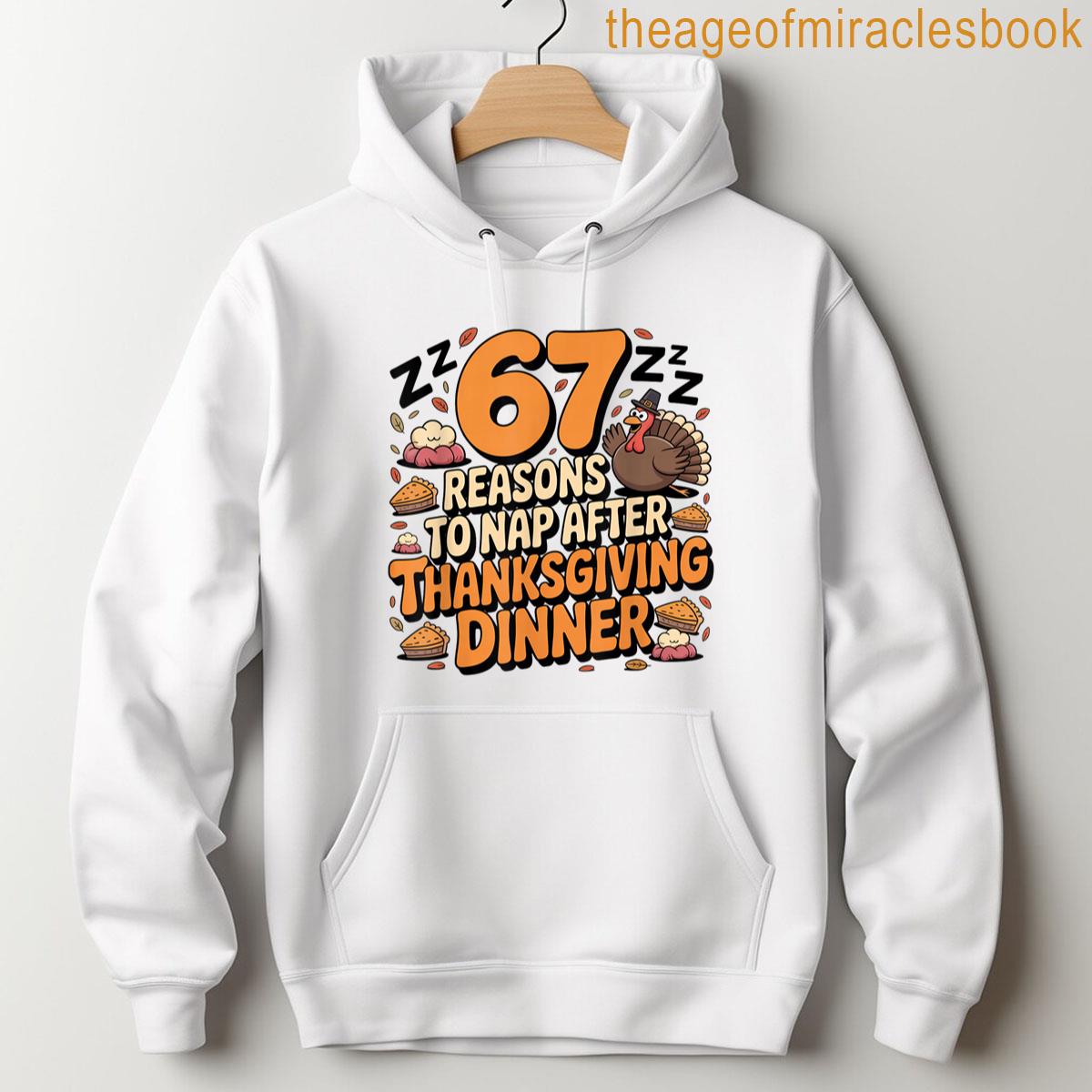 Alternative view of 67 Funny Six Seven Gen Alpha Meme Turkey Thanksgiving T-shirt
