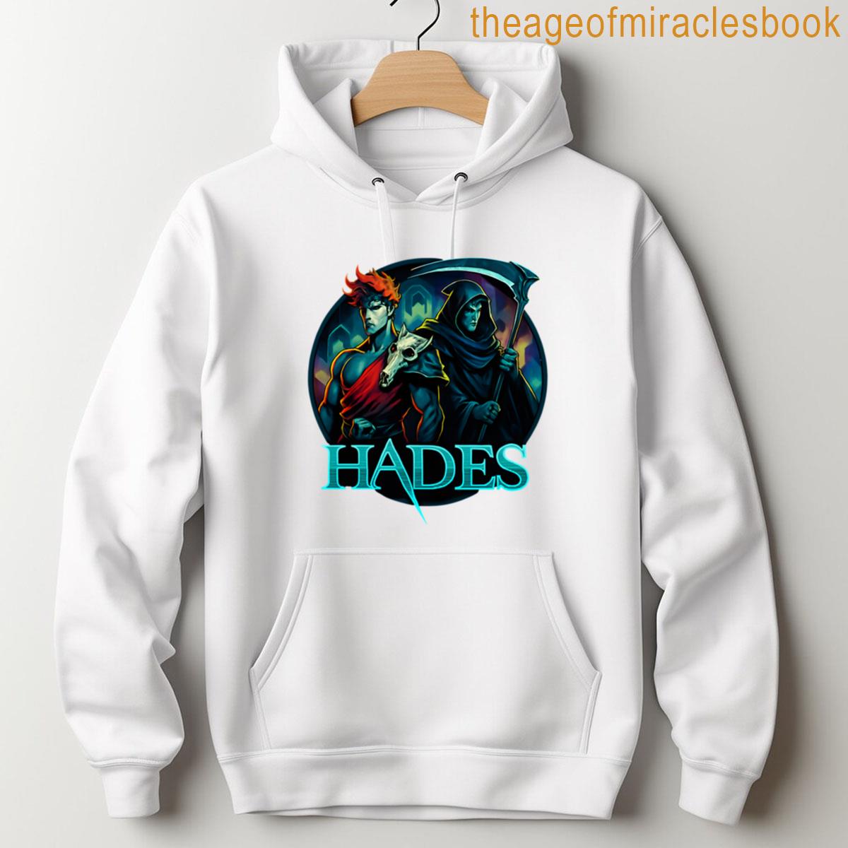 Alternative view of Zagreus And Thanatos Hades Game Bond Art T-shirt
