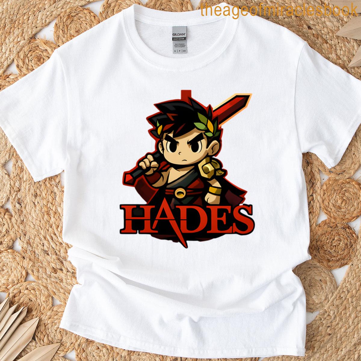Zagreus Sword Stance Hades Game Logo Art T-shirt