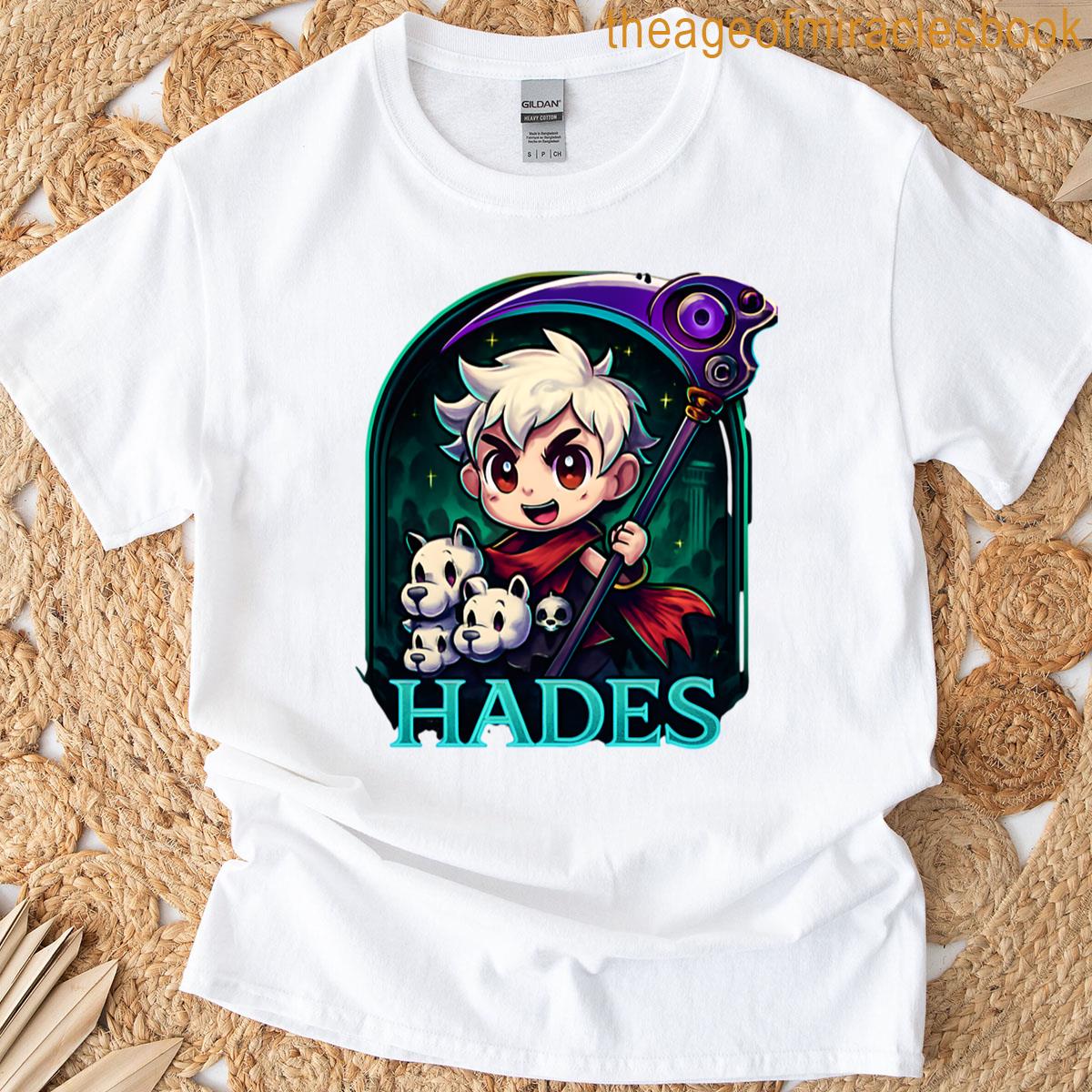 Zagreus With Cerberus Hades Game Cute Art T-shirt