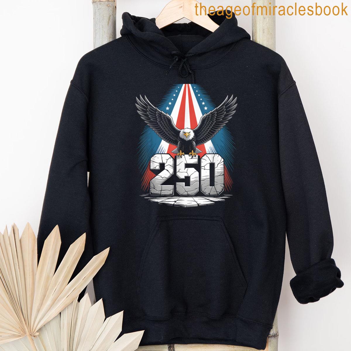 Alternative view of 250 Years Of Independence American 17762026 Patriotic T-shirt