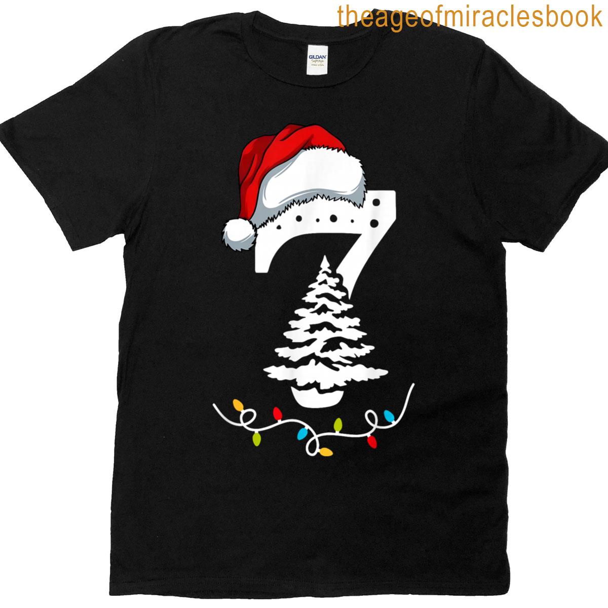 6 7 Six Seven Gen Z Alpha Meme Slang Merry Christmas Couples T-shirt