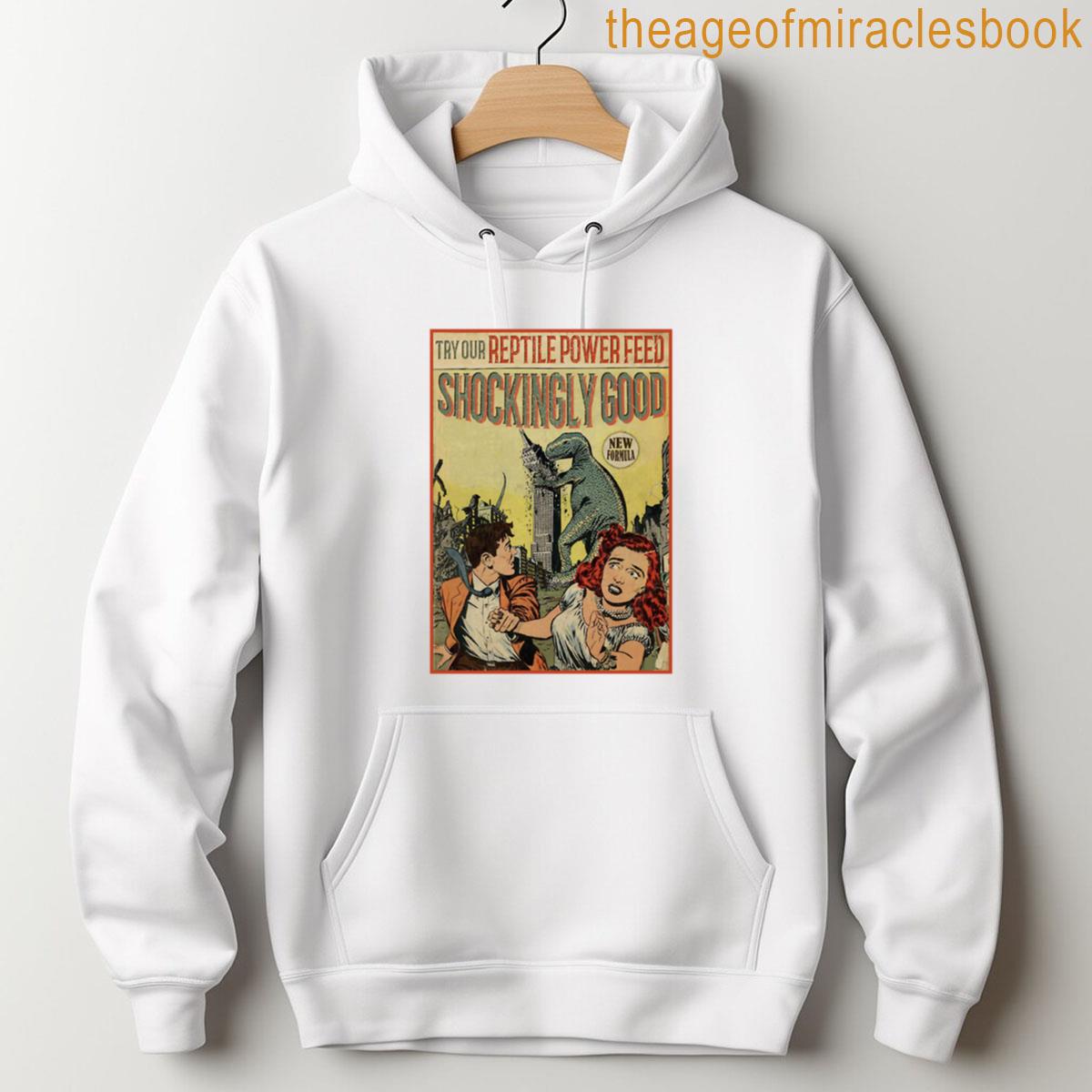Alternative view of Vintage Zilla Reptile Monster Retro Horror Poster Lizard Keeper Gift T-shirt