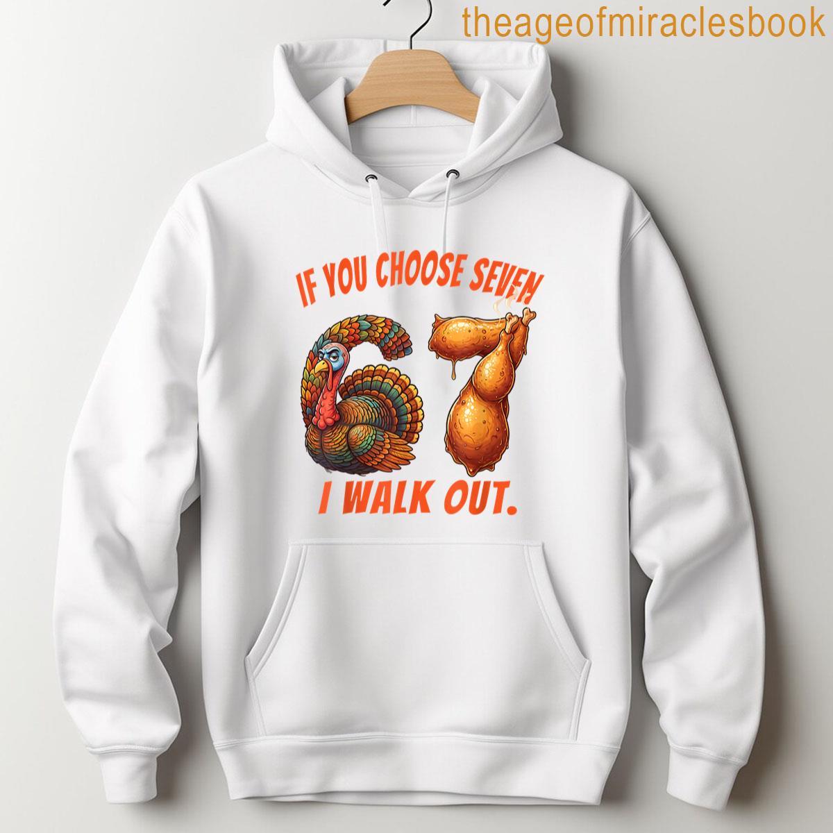 Alternative view of 6 7 Meme Turkey Day Thanksgiving Six Seven Holiday T-shirt